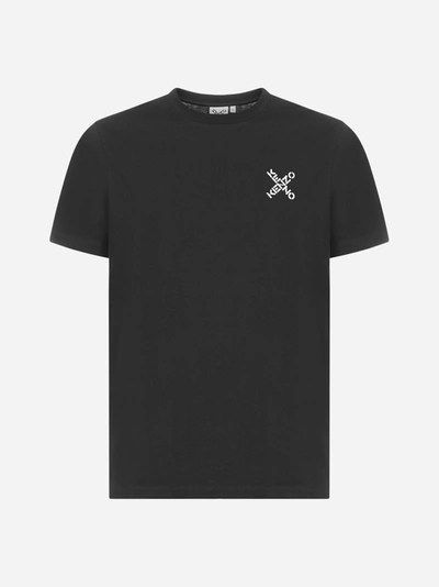 Shop Kenzo Logo Cotton T-shirt