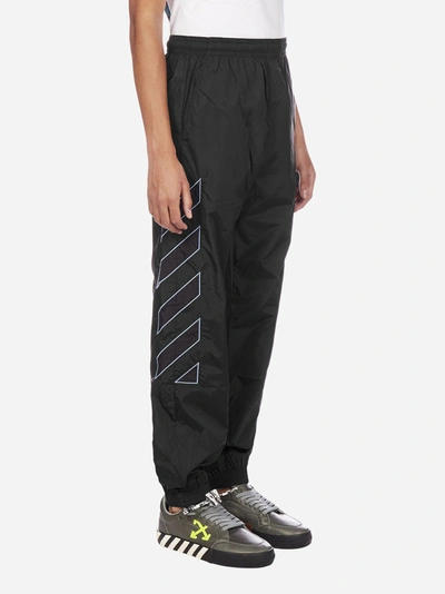 Shop Off-white Diagonals Nylon Track Pants