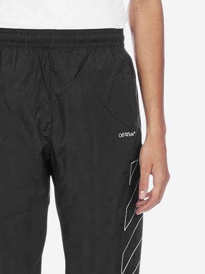 Shop Off-white Diagonals Nylon Track Pants