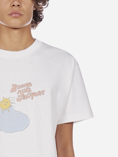 Shop Jacquemus T-shirt Jacques In Cotone Con Stampa