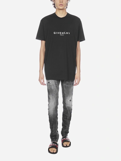 Shop Givenchy Logo Cotton Oversized T-shirt