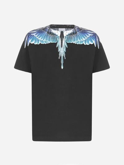 Shop Marcelo Burlon County Of Milan Wings Cotton T-shirt