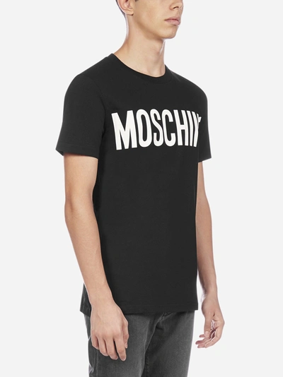 Shop Moschino Logo Cotton T-shirt