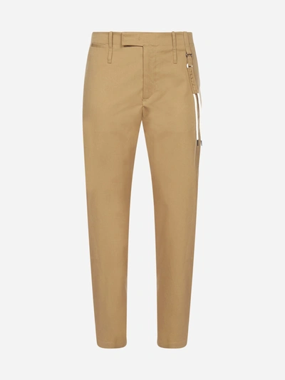 Shop Craig Green Pantaloni Slim-fit In Cotone Stretch Con Cordino