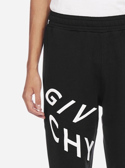 Shop Givenchy Logo Cotton Jogging Pants