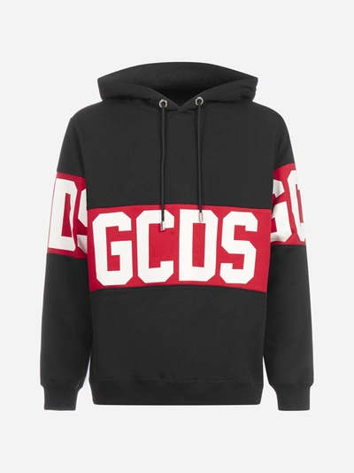 Shop Gcds Logo Cotton Hoodie