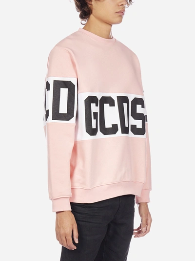 Shop Gcds Band-logo Cotton Sweatshirt