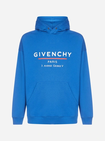Shop Givenchy Logo Cotton Hoodie