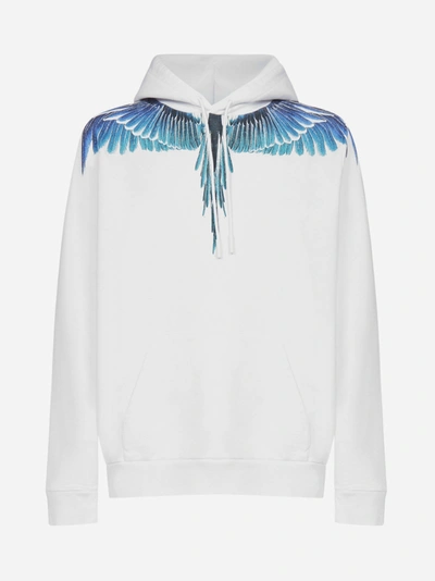 Shop Marcelo Burlon County Of Milan Wings Cotton Hoodie