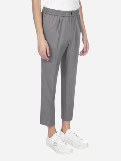 Shop Ami Alexandre Mattiussi Wool-blend Cropped Trousers