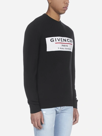 Shop Givenchy Pull In Lana Con Logo