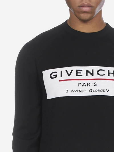 Shop Givenchy Pull In Lana Con Logo