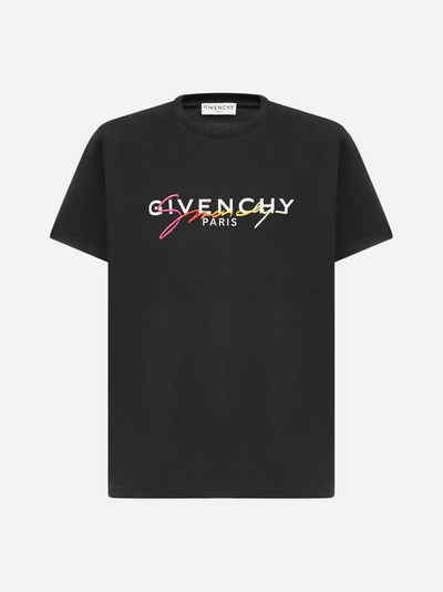 Shop Givenchy Logo Cotton T-shirt