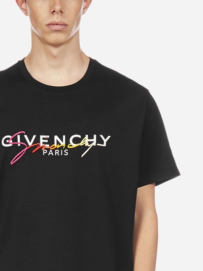 Shop Givenchy Logo Cotton T-shirt