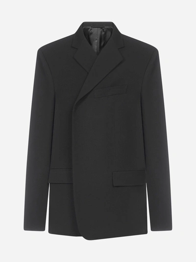 Shop Balenciaga Blazer Sartoriale In Lana