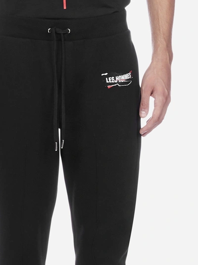 Shop Les Hommes Pantaloni Sportivi In Cotone Con Logo