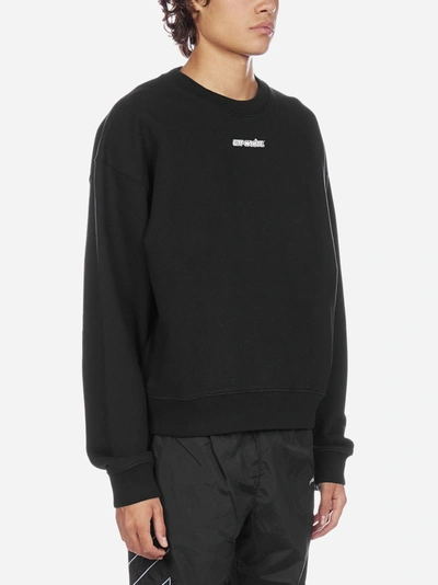 Shop Off-white Marker Arrows Oversized Cotton Sweatshirt