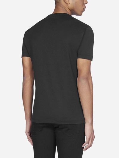 Shop Versace Logo Cotton T-shirt