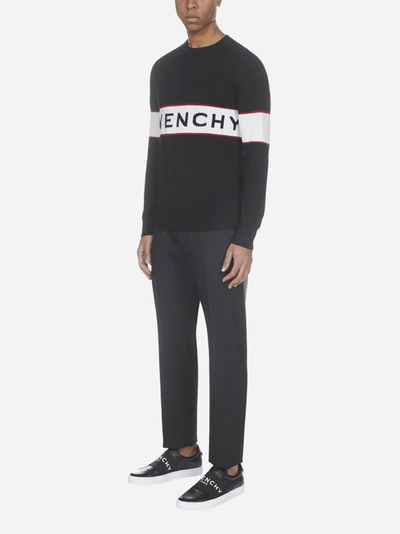 Shop Givenchy Pantaloni Sportivi In Lana