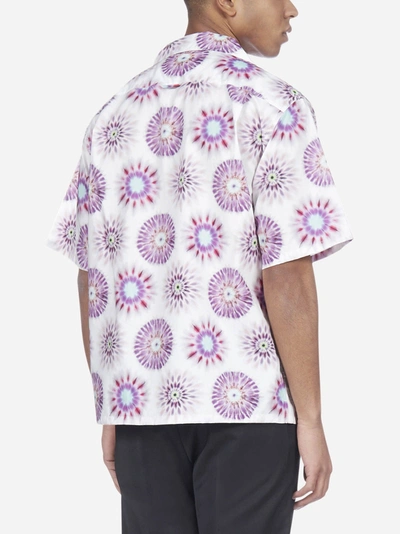 Shop Prada Printed Cotton Shirt