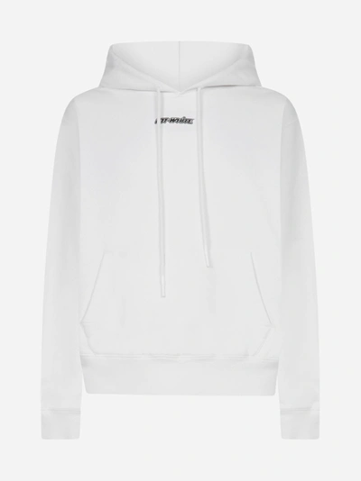 Shop Off-white Marker Arrows Oversized Cotton Hoodie