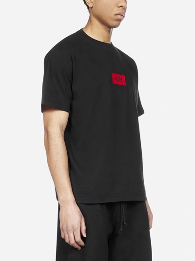 Shop 424 T-shirt In Cotone Con Logo