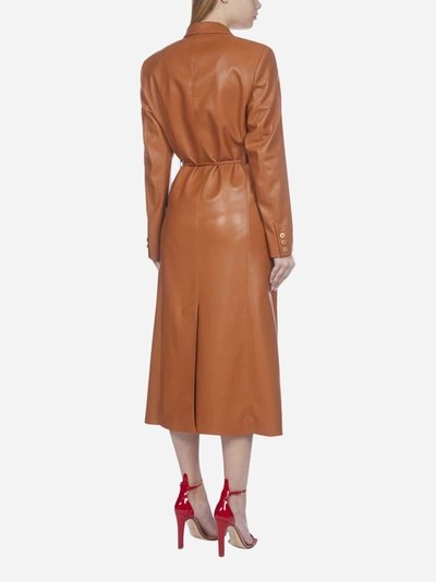 Shop Nanushka Manila Vegan Leather Trench Coat