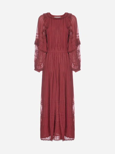 Shop Isabel Marant Étoile Justine Viscose Crepe Maxi Dress