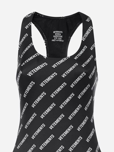 Shop Vetements Logo Swimsuit