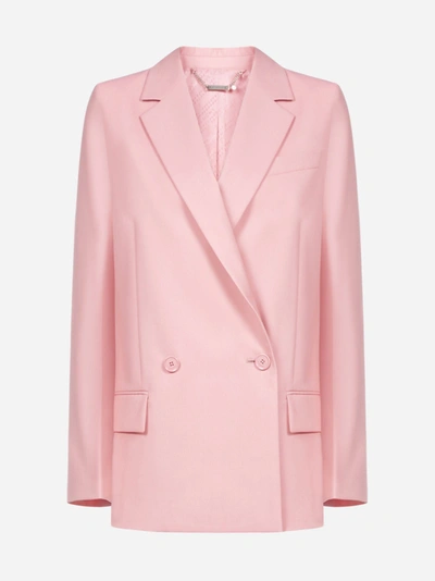 Shop Givenchy Wool Double-breasted Blazer
