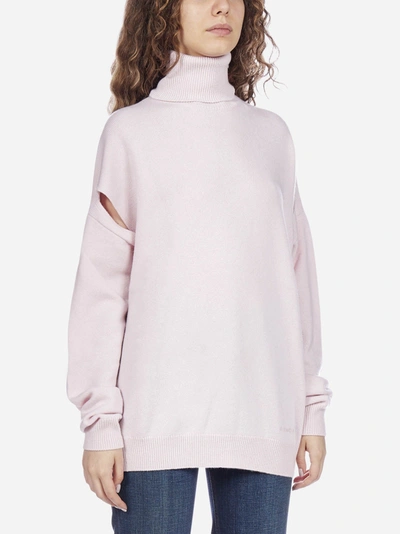 Shop Givenchy Cut-out Sleeves Cashmere Turtleneck