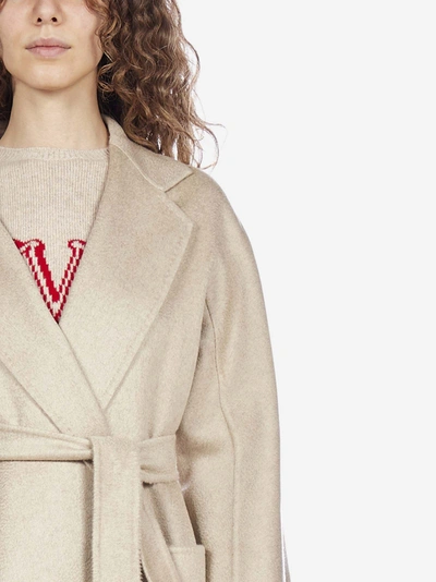 Shop Max Mara Cappotto Labbro In Cashmere