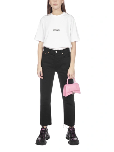 Shop Vetements T-shirt Oversize In Cotone Con Logo