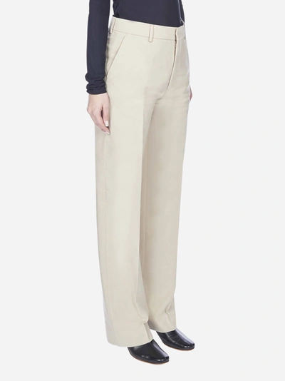 Shop Ami Alexandre Mattiussi Wide-fit Cotton Trousers