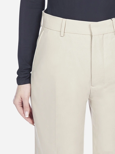 Shop Ami Alexandre Mattiussi Wide-fit Cotton Trousers