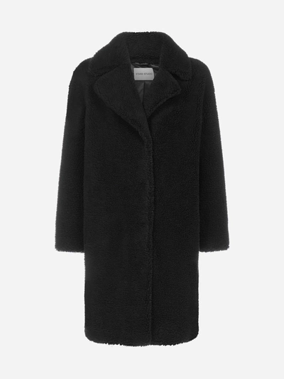 Shop Stand Studio Camille Faux-shearling Coat