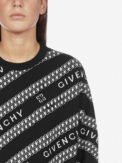 Shop Givenchy Pull In Lana Con Motivo-logo