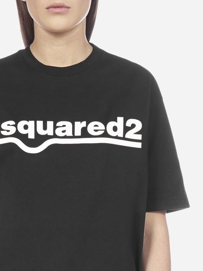 Shop Dsquared2 Logo Cotton T-shirt