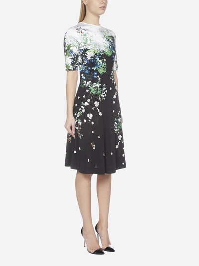 Shop Givenchy Floral Print Cotton Dress