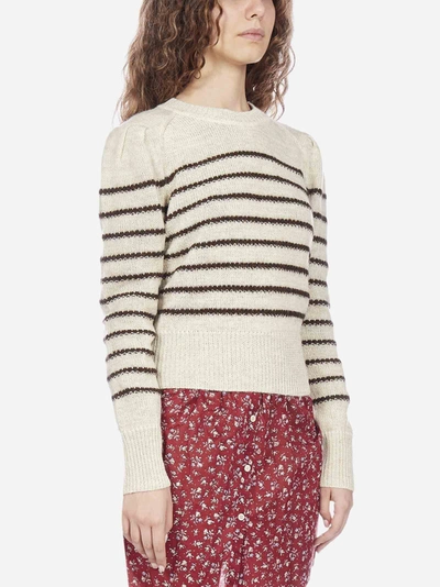 Shop Isabel Marant Étoile Pull Kleef A Righe Misto Alpaca