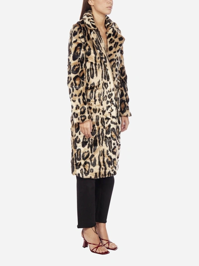 Shop Apparis Ecopelliccia Karlie Con Stampa Leopardata