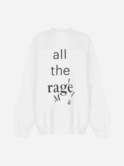 Shop Maison Margiela Felpa All The Rage In Cotone