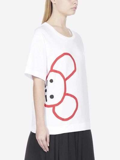 Shop Marni Mouse Logo Cotton T-shirt