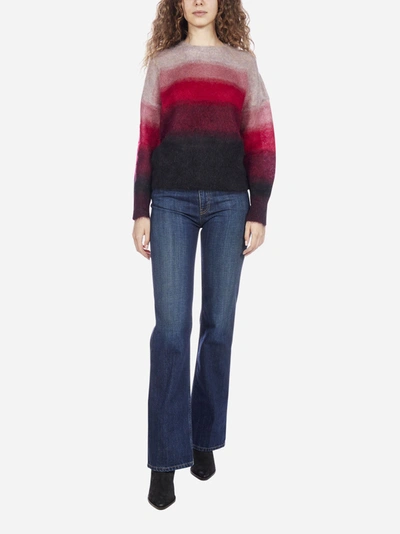 Shop Isabel Marant Étoile Drussell Striped Mohair And Wool Sweater