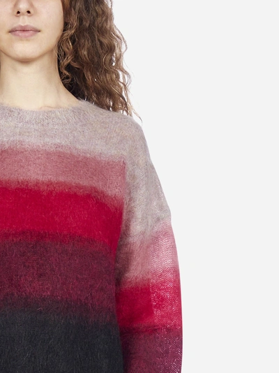 Shop Isabel Marant Étoile Drussell Striped Mohair And Wool Sweater