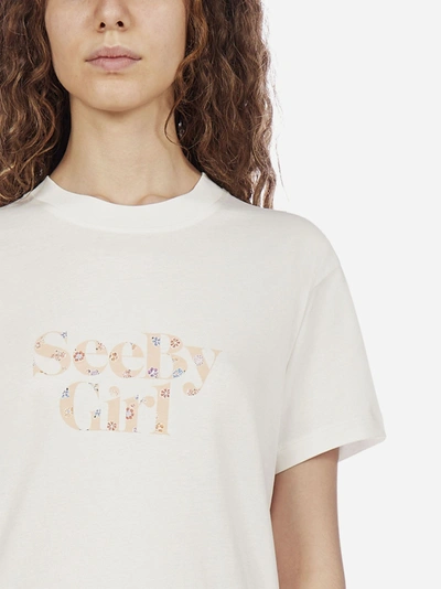 Shop See By Chloé Logo-print Cotton T-shirt