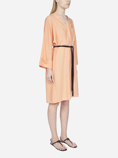 Shop Blanca Vita Adele Crepe Shirt Dress