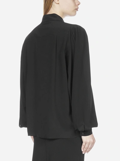 Shop Givenchy Chain-detail Silk Shirt