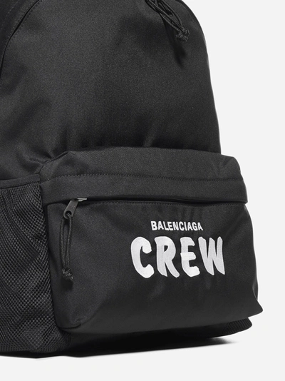 Shop Balenciaga Zaino Crew In Nylon