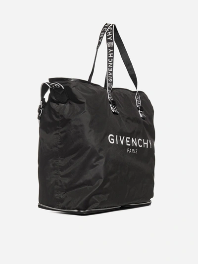 Shop Givenchy Borsa Light 3 In Nylon Pieghevole